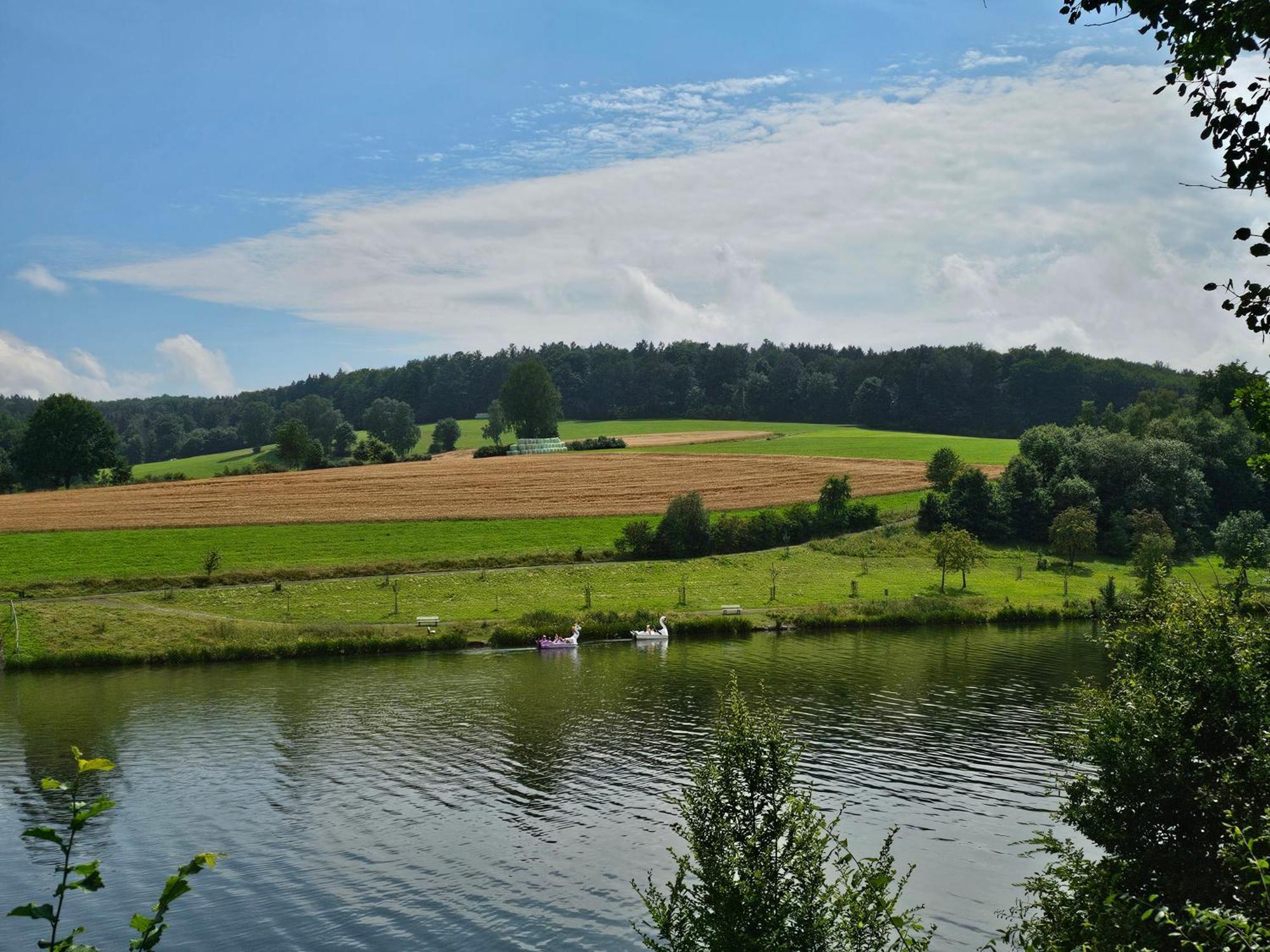 Ferienhaus "Schmetterling" Am See Im Bergland Kirchheim  Buitenkant foto